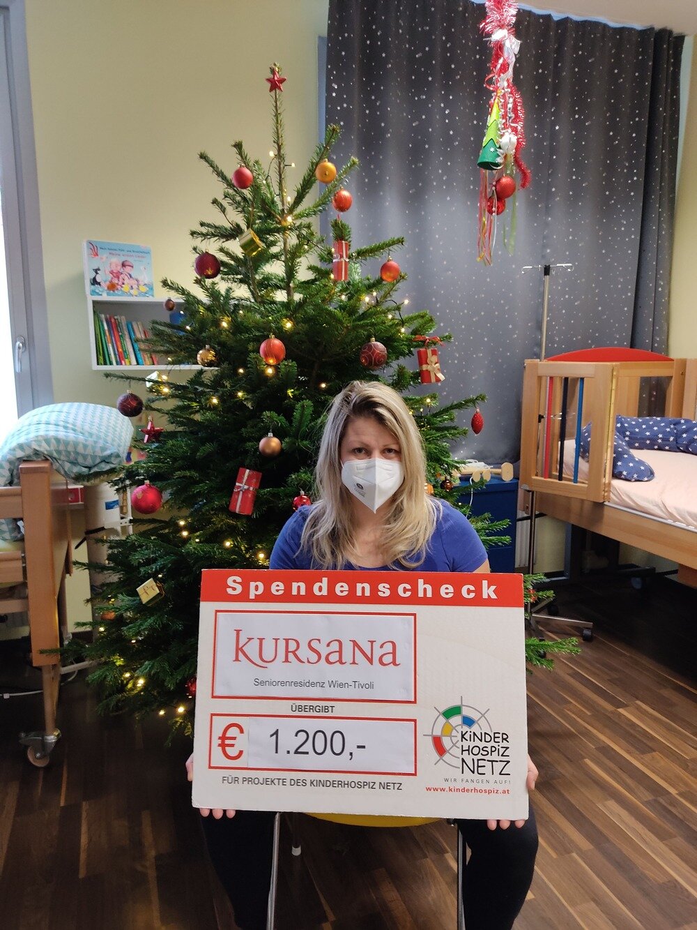 Weihnachtsspendenaktion von Kursana | © Kinderhospiz Netz