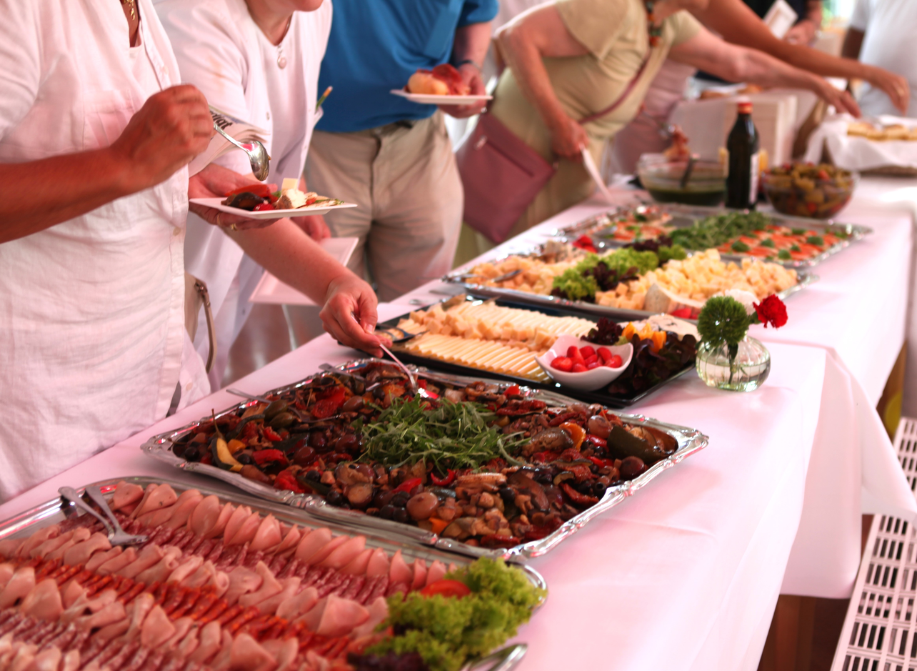 Für das leibliche Wohl war dank leckerer Antipasti und Pasta gesorgt. | © Steinmüller