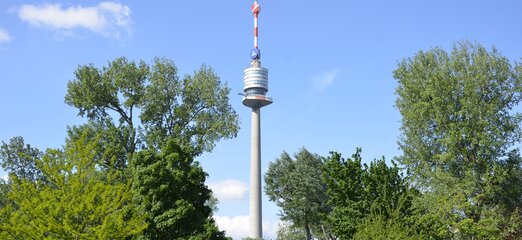 Der Wiener Donauturm wurde zwischen 1962 und 1964 anlässlich der Internationalen Gartenschau errichtet und bietet einen einzigartigen Blick auf die Stadt. | © Pixabay