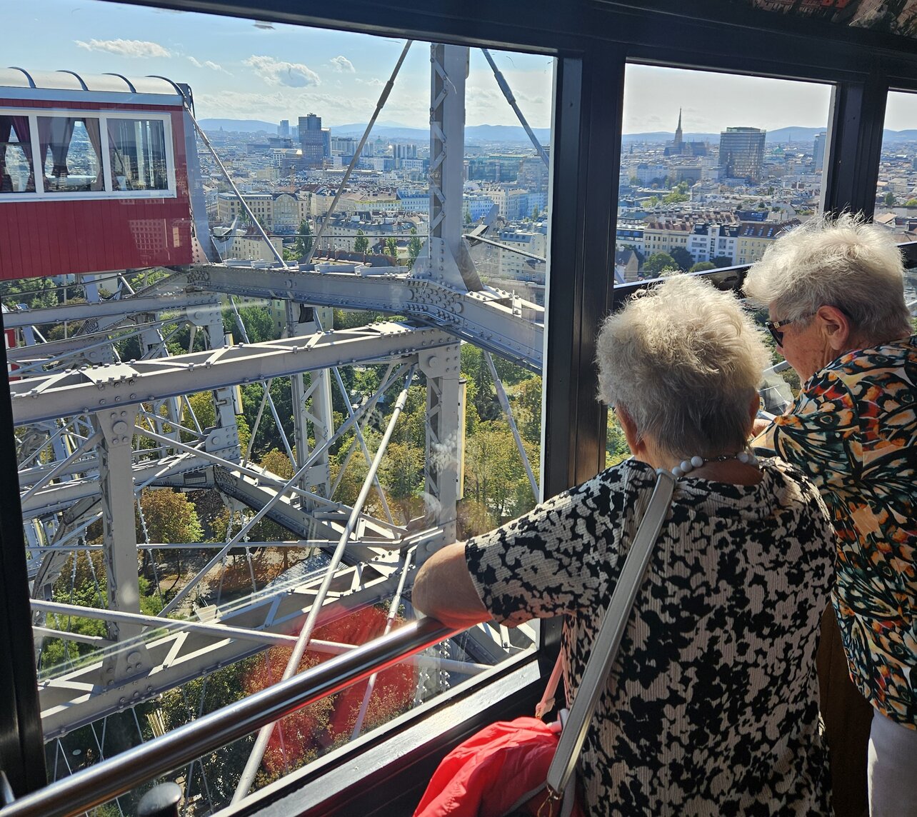 Der genussvolle Ausblick vom Riesenrad krönte einen sommerlichen Tag im Prater. | © Kursana