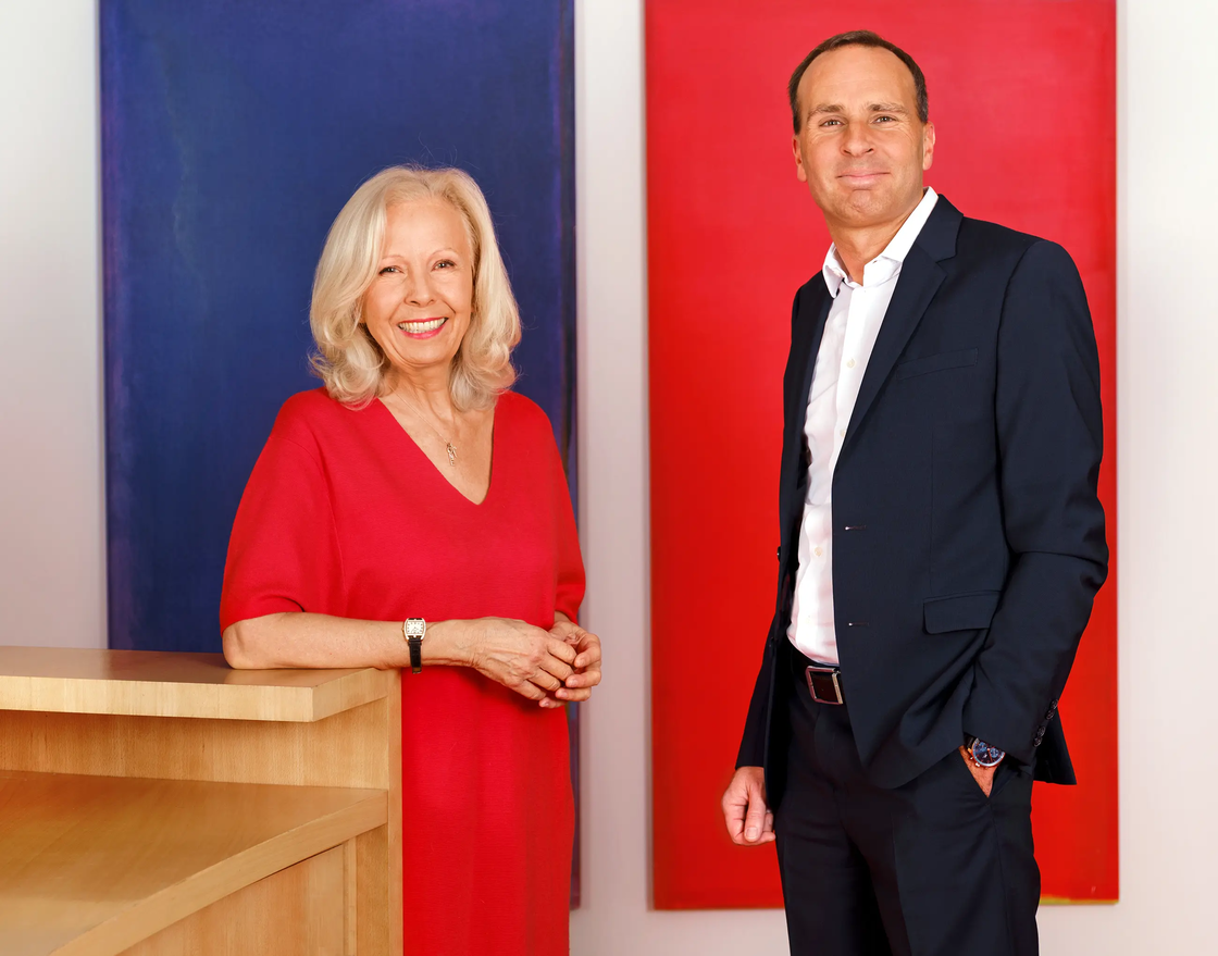 Catherine von Fürstenberg-Dussmann, Vorsitzende des Stiftungsrats, und Wolf-Dieter Adlhoch, Vorsitzender des Vorstands | © Dussmann Group / Foto: Kay Herschelmann