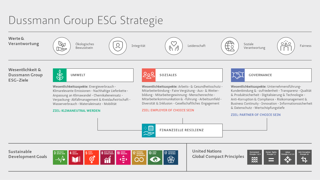 Darstellung der ESG Strategie